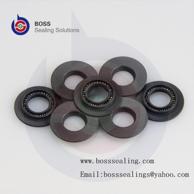 Filled PTFE Spring Energized Lip Seal,PTFE Double Lip Oil Seal,PTFE CARBON GRAPHITE Black Seals