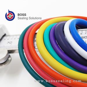 coated NBR EPDM SILICONE FKM SBR CR HNBR rubber o rings with various colors
