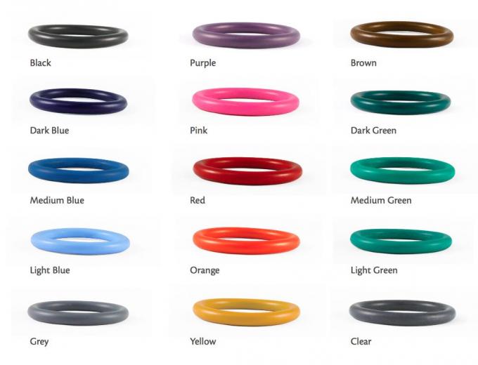 coated NBR EPDM SILICONE FKM SBR CR HNBR rubber o rings with various colors
