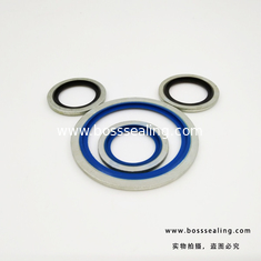 China rubber metal back up ring bonded seals NBR iron dowty washer FKM FPM metal  dowty seals supplier