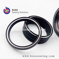 China Hydraulic pump oil seals carbon PTFE spring energized jacket piston seals supplier