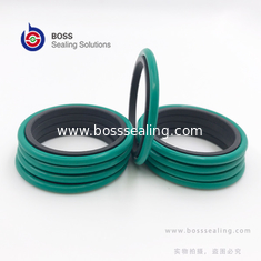 China Hydraulic rod shaft glyd ring double acting PTFE bronze rubber o ring compact seal brown green balck supplier