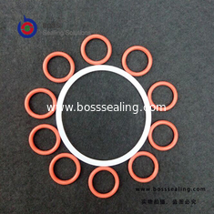China Red transparent orange black color silicone o ring food grade MVQ VMQ rubber silicon o ring supplier