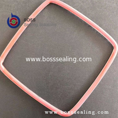 China Square or rectangle round cross shape PTFE FEP silicone encapsulated o-ring gasket supplier