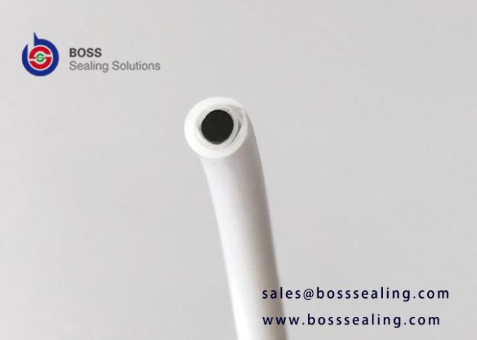 Double white PTFE coated silicone/FPM/fkm/epdm/nbr/hnbr rubber o ring