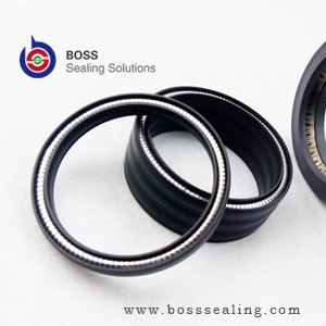 FPM/FPM/FKM brown Hydraulic cylinder piston u cup lip seal for pumps