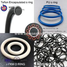 China Encapsulated O-Ring,PFA Encapsulated Silicone O RingFEP Encapsulated FPM O-Ring supplier