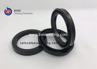 China Buna-N nitrile rubber seal profile USH rod piston double lip seal supplier