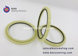 China Good quality hydraulic rod buffer seal HBY seal profile PU PA material milk off yellow blue purple color supplier