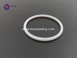 China Pure PTFE white o-rings good quality food grade o ring seals available made by CNC supplier