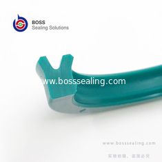 China PU hydraulic rod lip seal high quality PU double lip u cup seal blue green BS UR YXd IDU supplier
