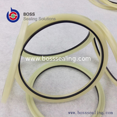 China Buffer seal hydraulic rubber rod seal PU POM/PA seal HBY  seal kit spare parts for excavaotors supplier