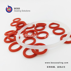 China Silicon rubber o ring/soft food grade silicon o ring/clear o-ring silicone supplier