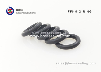 China perfluoro rubber/fluoroether rubber  FFKM/FFPM black +300 degre celcisus high temperature  resit o-ring supplier