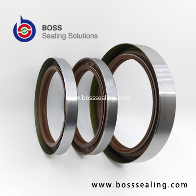 Hydraulic pneumatic rotary motor oil seals TA TB TC double lip shaft seals NBR FPM skeleton oil seal supplier