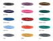  coated NBR EPDM SILICONE FKM SBR CR HNBR rubber o rings with various colors supplier