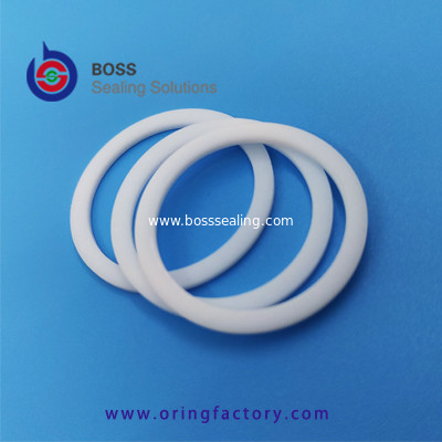 White pure virgin PTFE o ring back-up ring food grade  backup o ring machined by cnc good quality BRT supplier