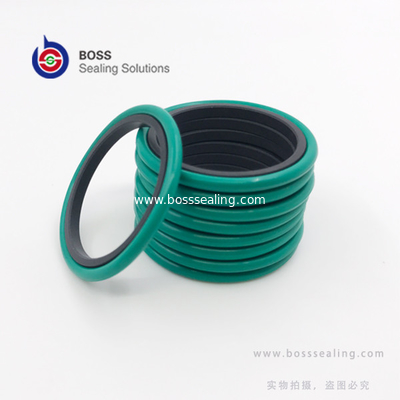 Hydraulic rod shaft glyd ring double acting PTFE bronze rubber o ring compact seal brown green balck supplier